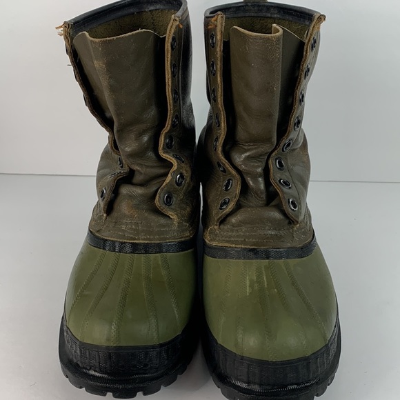 SOREL Kaufman Mark V made in Canada green hunting/hiking winter boots size 10 - Picture 3 of 16